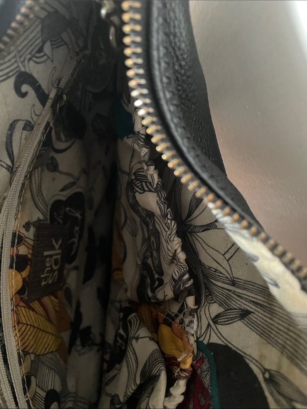 The Sak Black Pebbled Leather Crossbody Bag - Picture 6 of 6